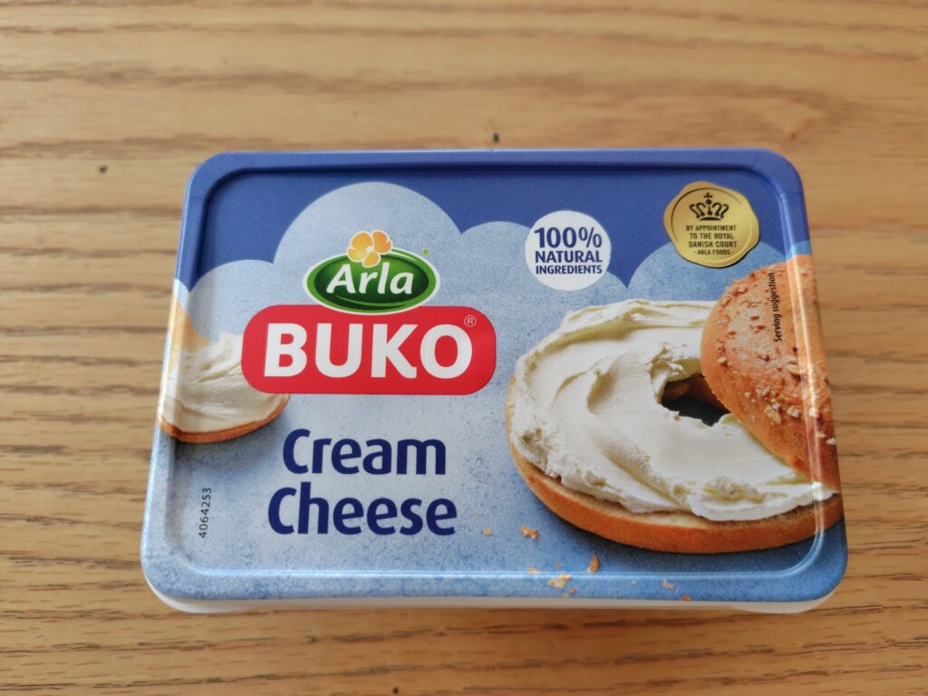 BUKOクリームチーズのパッケージ