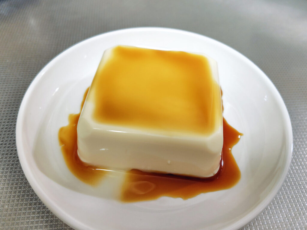オーガニック丸大豆醤油をかけた冷奴