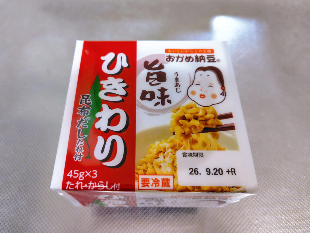 タカノフーズ おかめ納豆 旨味ひきわりのパッケージ